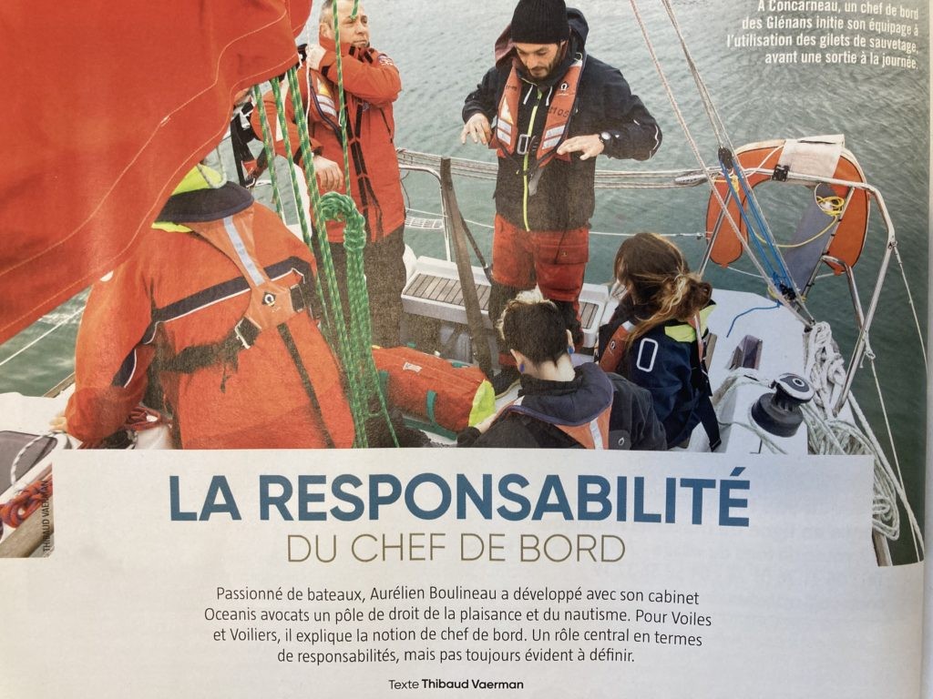 « La responsabilité du chef de bord »