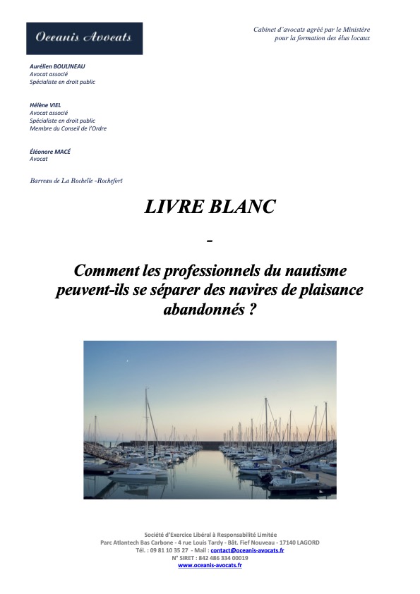 Navires abandonnés : un nouvel outil pour les ports de plaisance